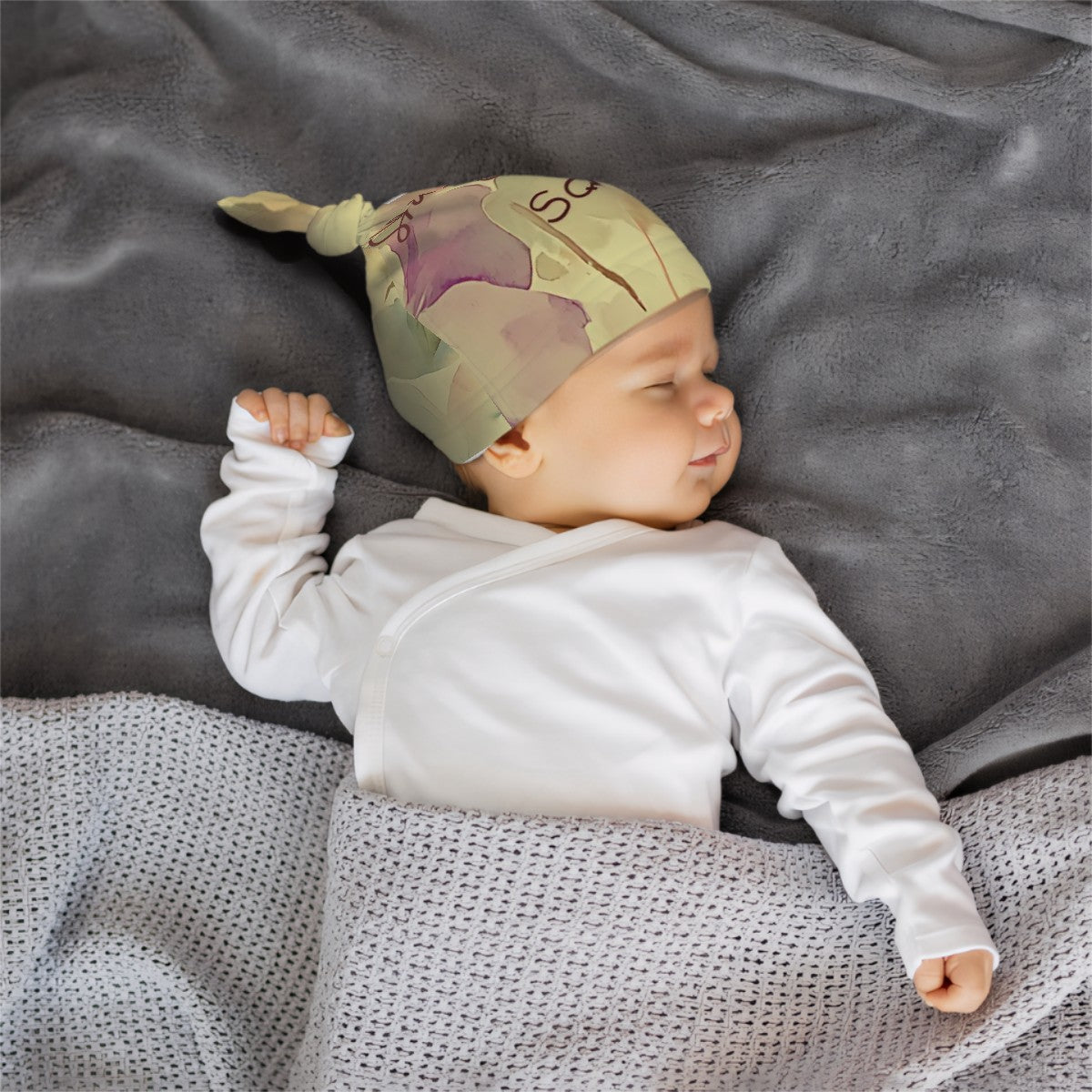 Top Knot Baby Beanie - Estrella & The Stars