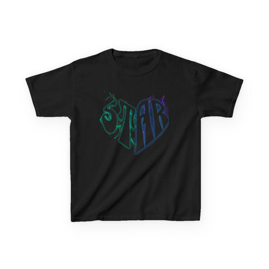 Colorful Heart Solar Graphic Kids Tee - Estrella & The Stars