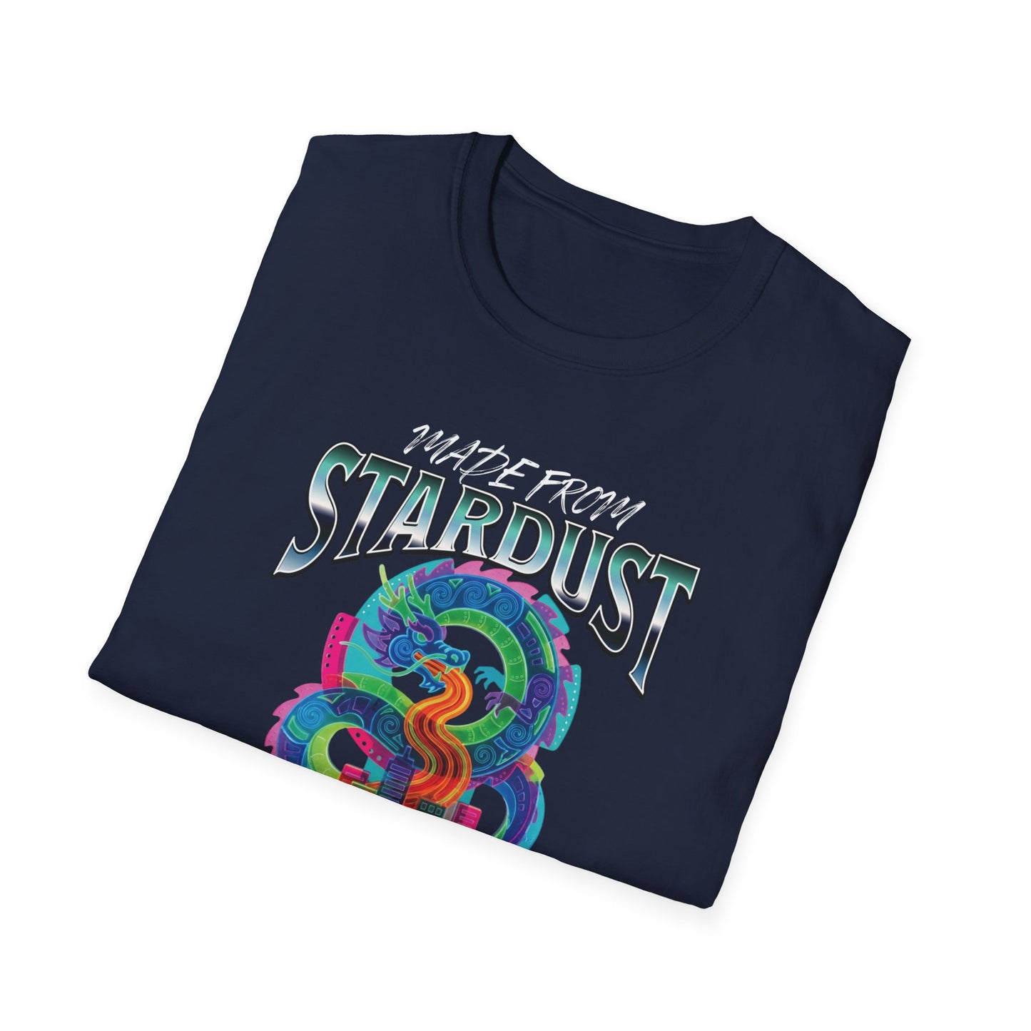 Stardust & Chaos T-Shirt — Psychedelic Cosmic Snake Graphic Tee - Estrella & The Stars