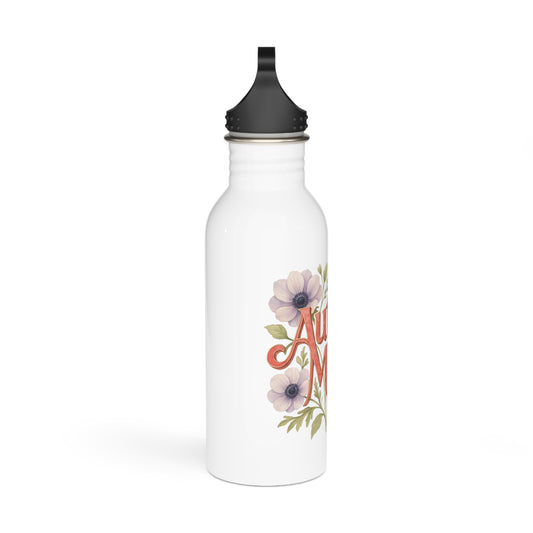 Autism Mom Floral Tumbler - Mothers Day Gift for Mom - Unique Stainless Steel Coffee Mug - Estrella & The Stars