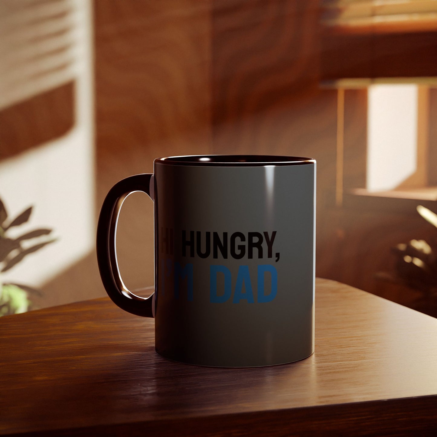 Hi Hungry I'm Dad Coffee Mug — Funny Father's Day Accent Mug, 11oz - Estrella & The Stars