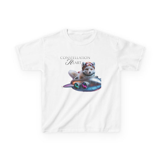 Kids Tee — "Constellation Heart" Puppy Rocket Graphic - Estrella & The Stars
