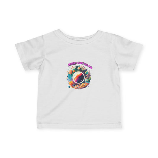 Infant Tee - "Summer Since 1996" Colorful Space Planet Baby T‑Shirt - Estrella & The Stars
