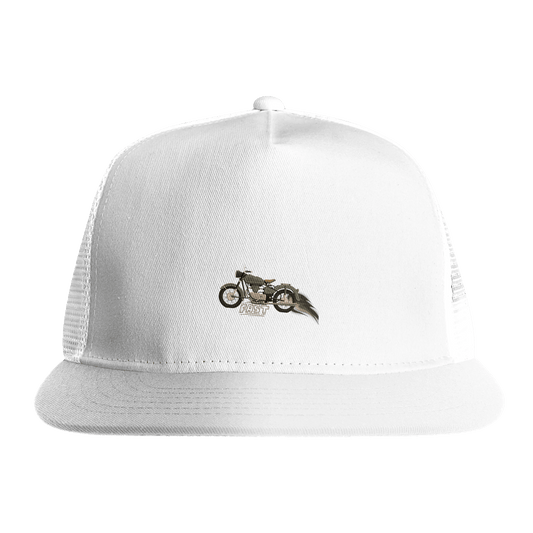 5 Panel Trucker Cap | Yupoong 6006 White - Estrella & The Stars