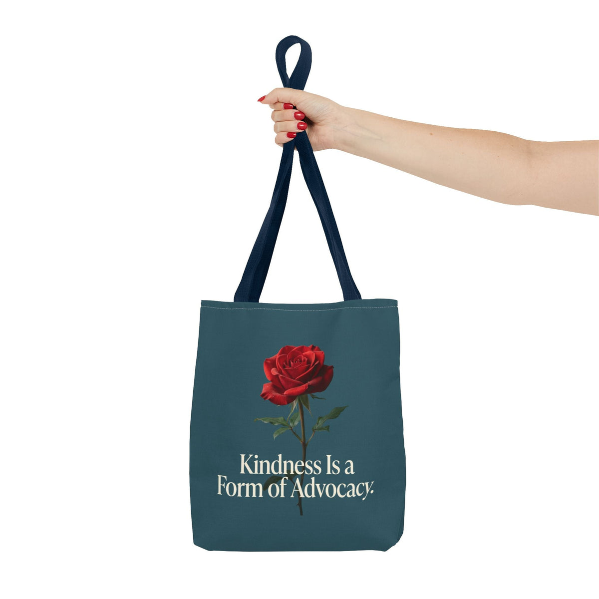 Kindness Is a Form of Advocacy Rose Tote Bag - Estrella & The Stars