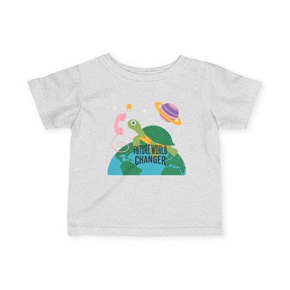 Infant Tee — "Future World Changer" Turtle Space Graphic - Estrella & The Stars