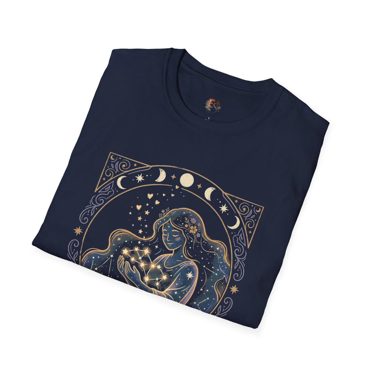 Celestial Embrace Graphic T-Shirt — "Holding the Stars When You Forgot How to Shine" - Estrella & The Stars