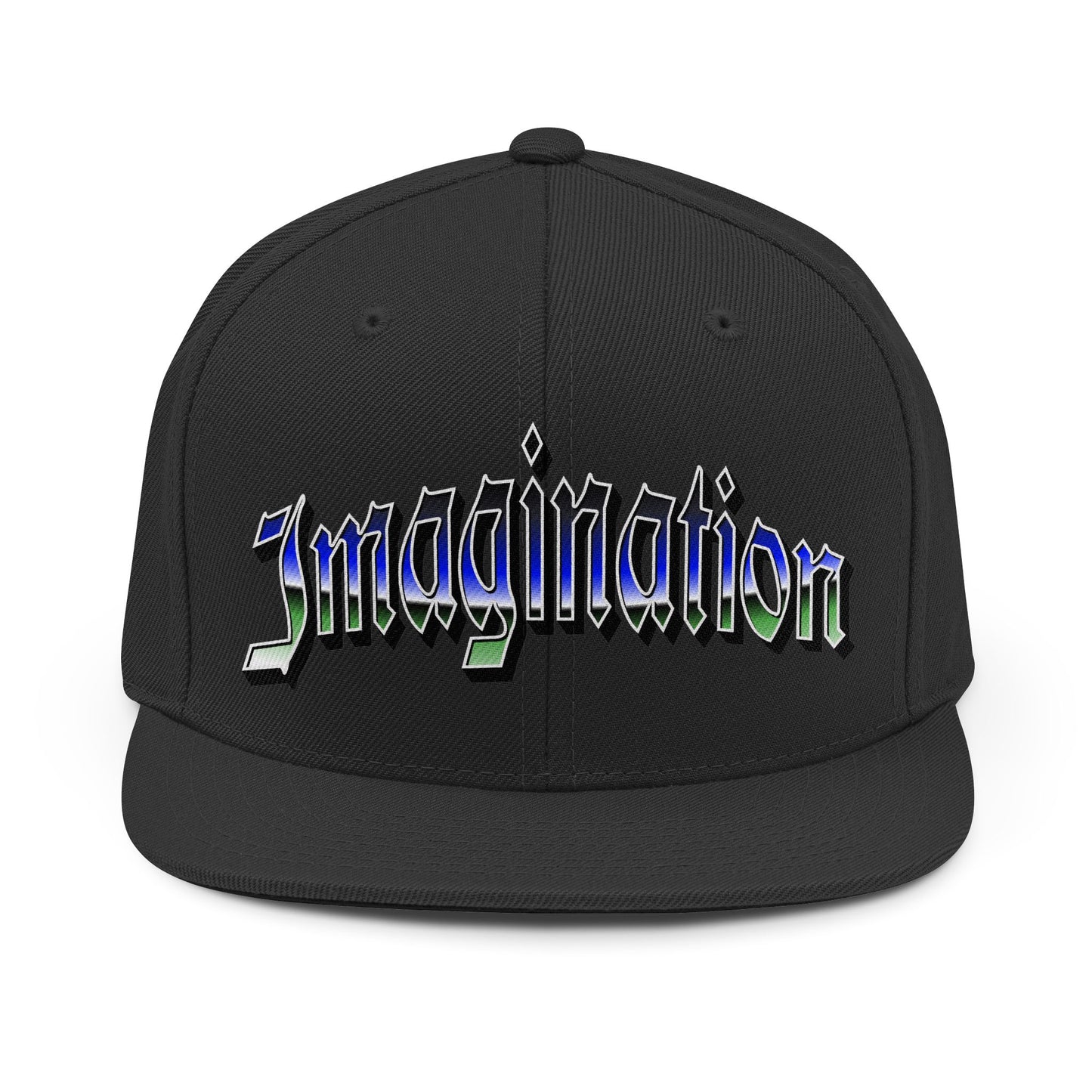 Imagination Snapback Hat — Retro Gothic Ombre Embroidered Cap - Estrella & The Stars
