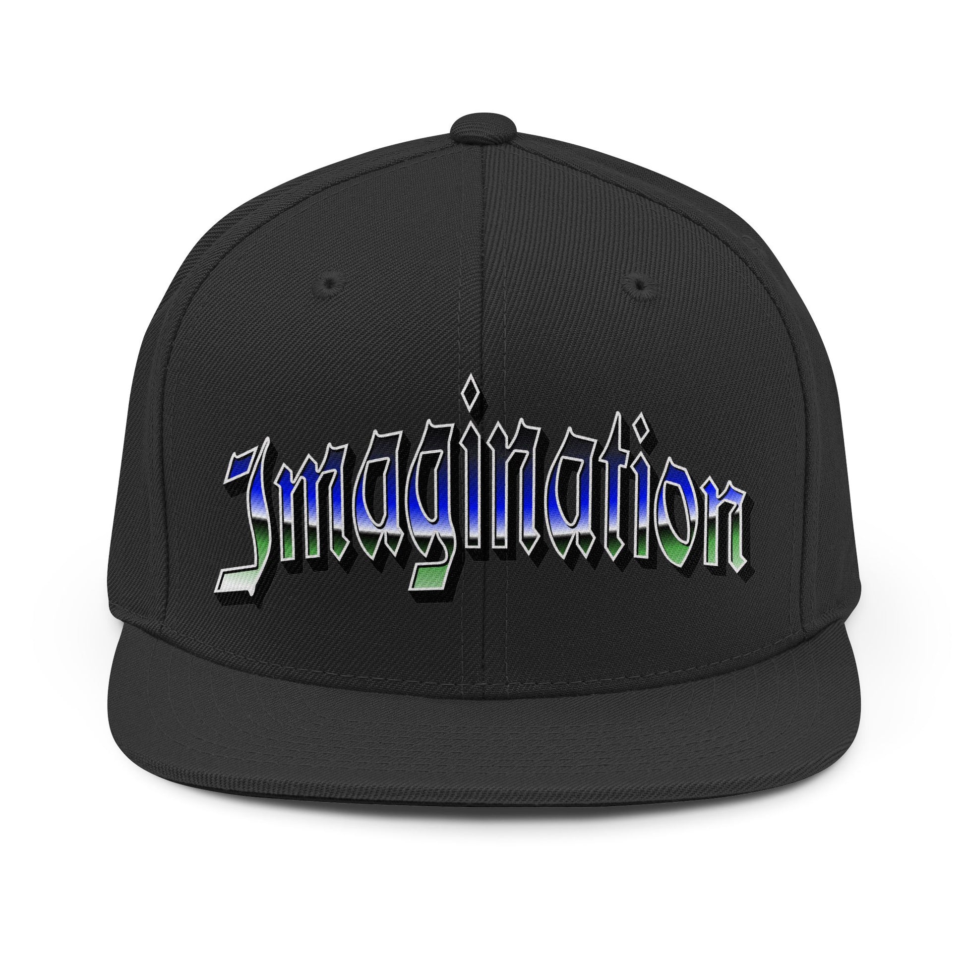 Imagination Snapback Hat — Retro Gothic Ombre Embroidered Cap - Estrella & The Stars