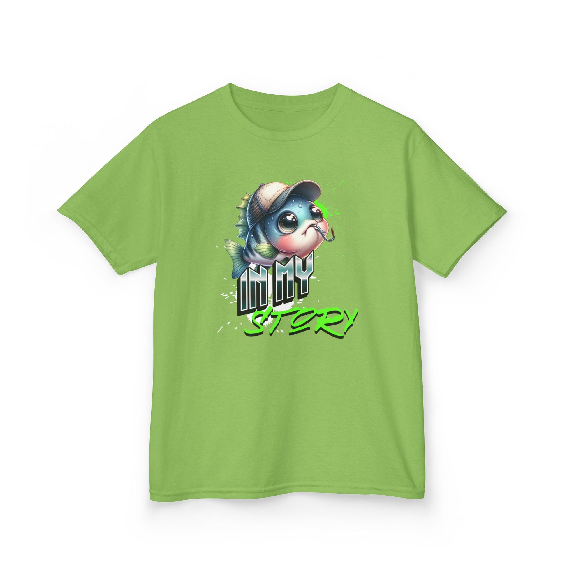 Kids Tee — Cute Dino Character "Tiny Story" Graphic - Estrella & The Stars