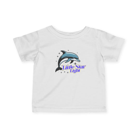 Infant Fine Jersey Tee with Little Star Light Design - Estrella & The Stars