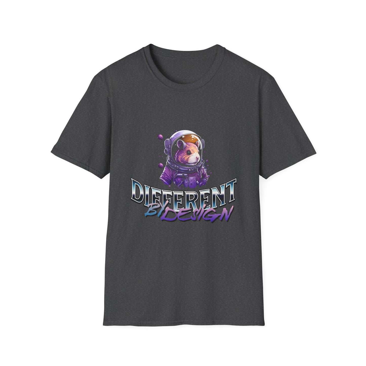 Different by Design Astronaut T-Shirt — Retro Space Graphic Tee - Estrella & The Stars