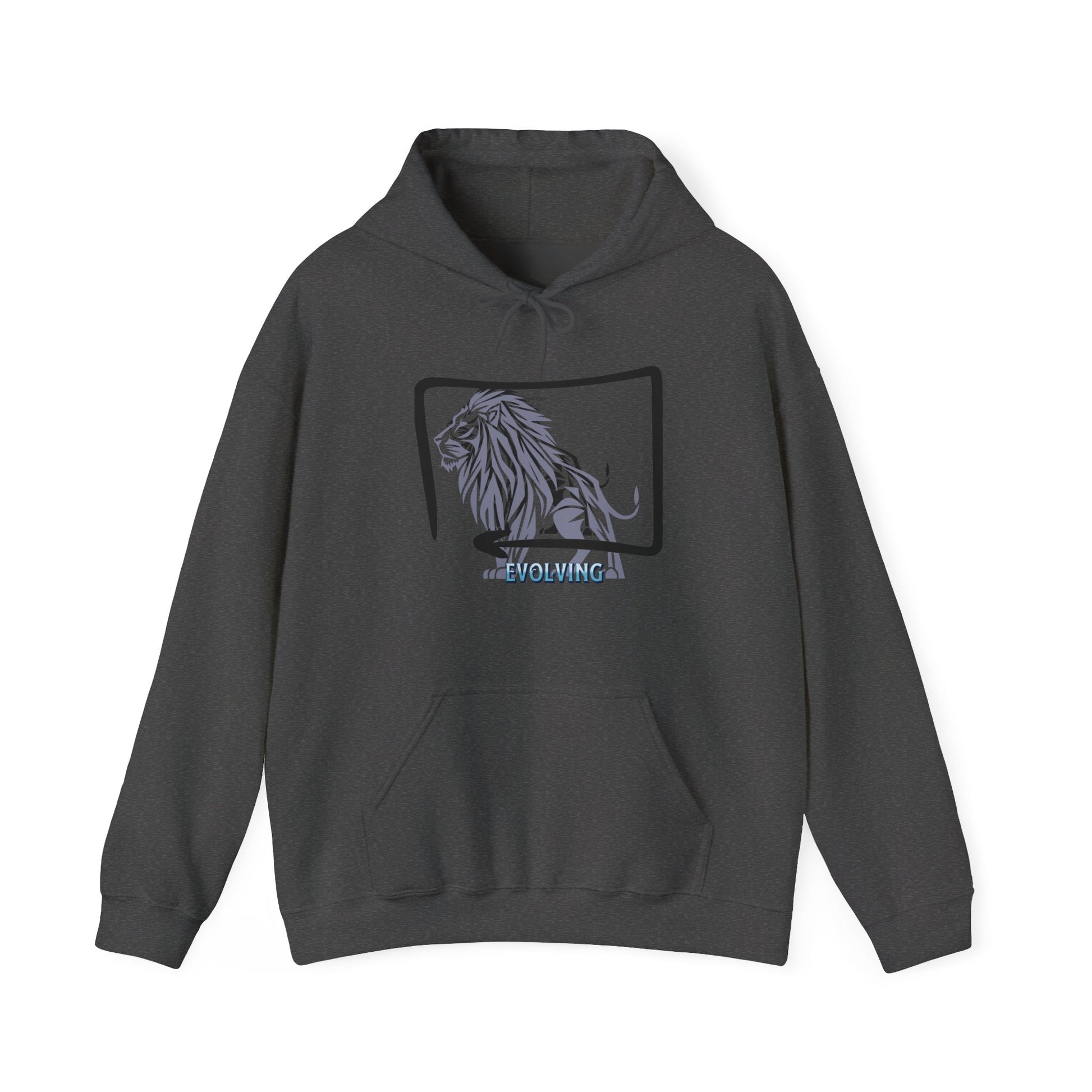 Lion Sketch Hoodie — Retro Frame Graphic "ROAR WILD" Sweatshirt - Estrella & The Stars