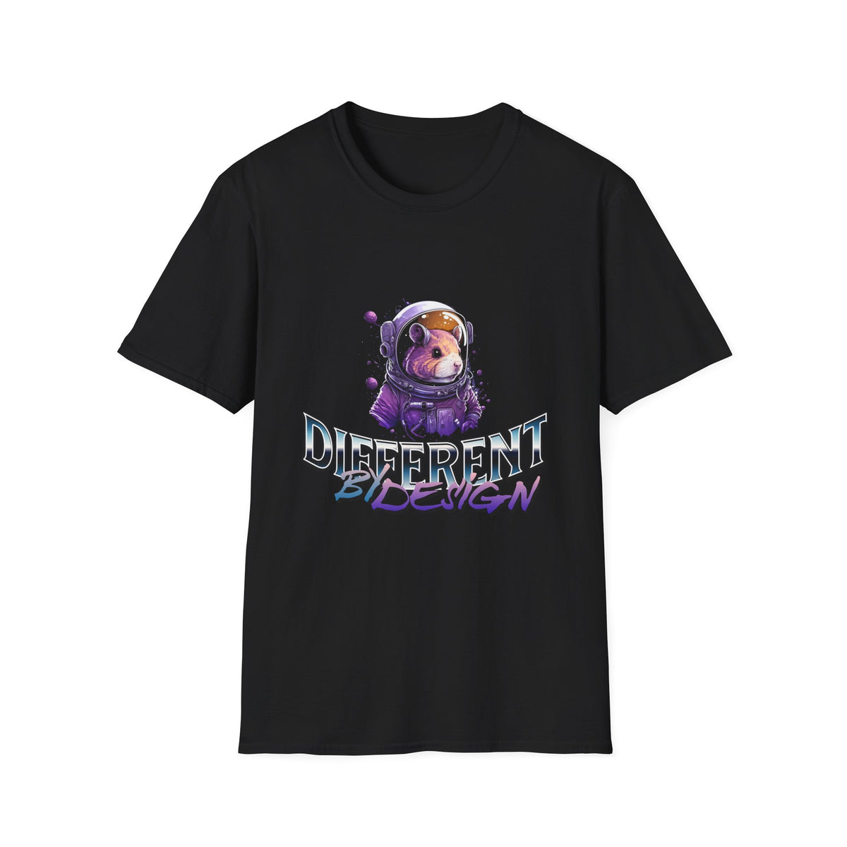 Different by Design Astronaut T-Shirt — Retro Space Graphic Tee - Estrella & The Stars
