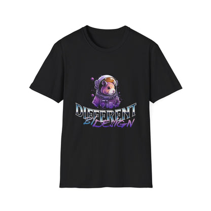 Different by Design Astronaut T-Shirt — Retro Space Graphic Tee - Estrella & The Stars