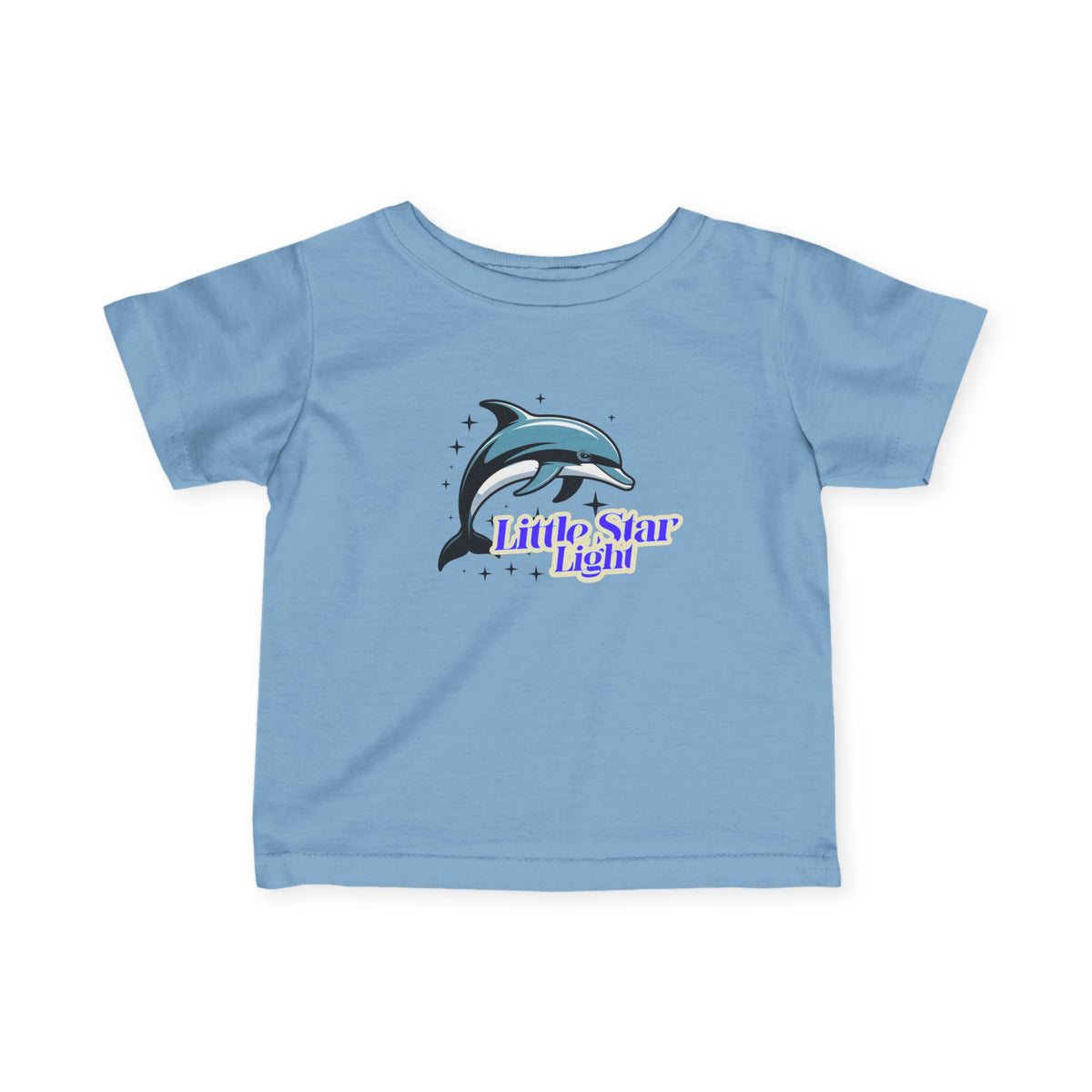 Infant Fine Jersey Tee with Little Star Light Design - Estrella & The Stars