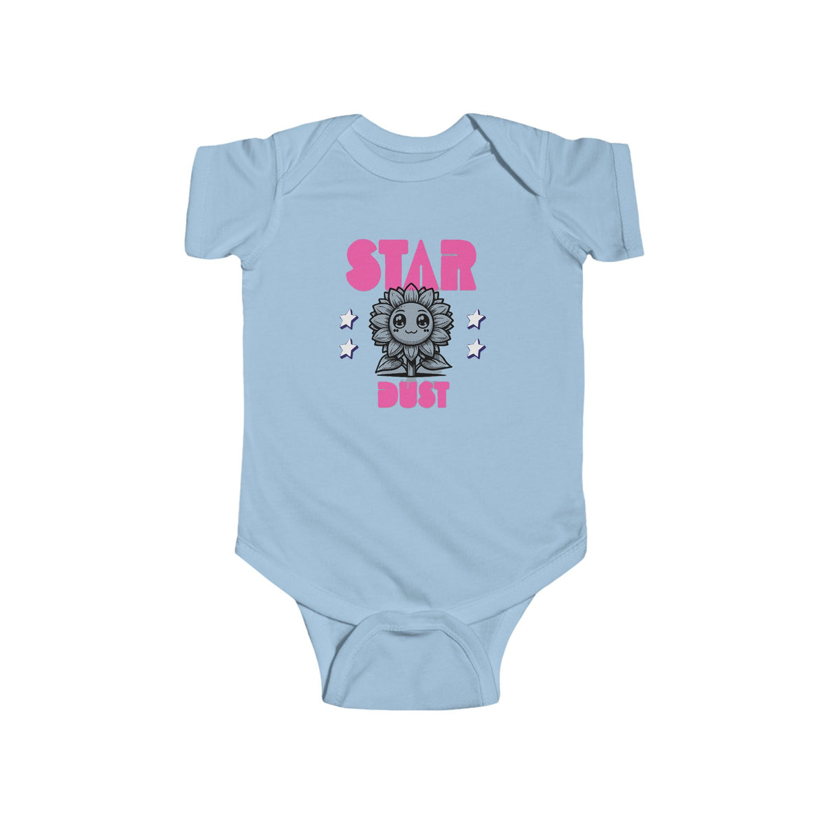 Baby Onesie “Star Dust” Cute Lion Graphic Infant Bodysuit - Estrella & The Stars