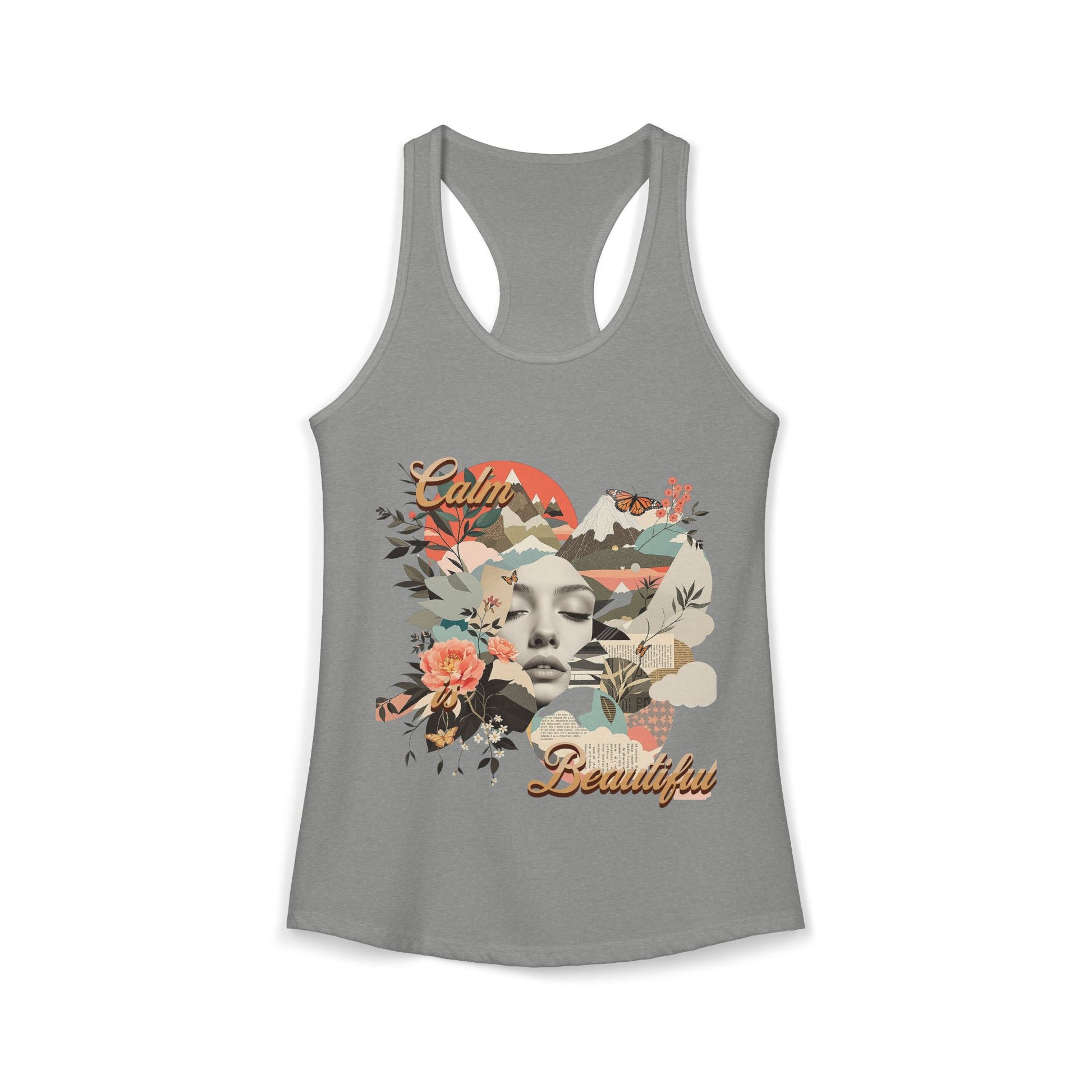 Beautiful & Calm Women's Racerback Tank Top - Estrella & The Stars