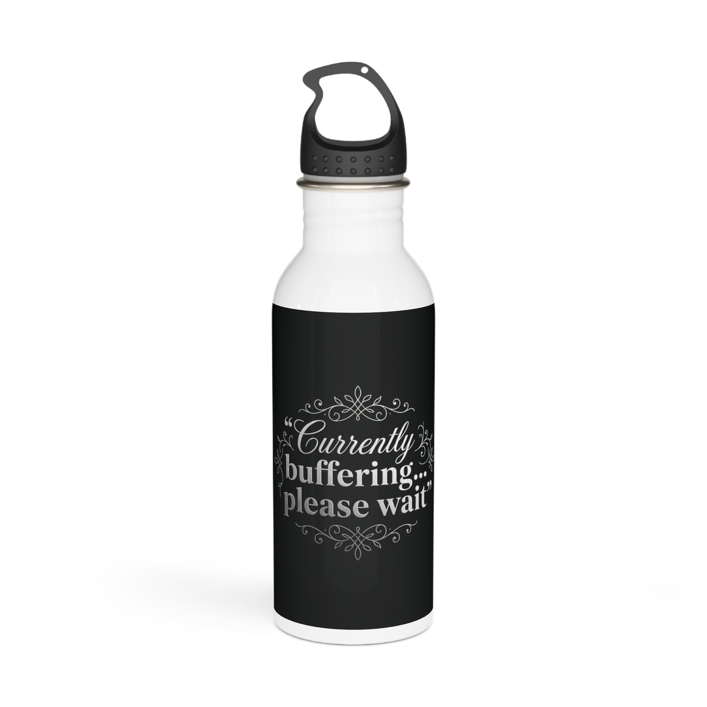 Insulated Water Bottle — “Currently Buffering…please wait” Funny Tech Quote - Estrella & The Stars