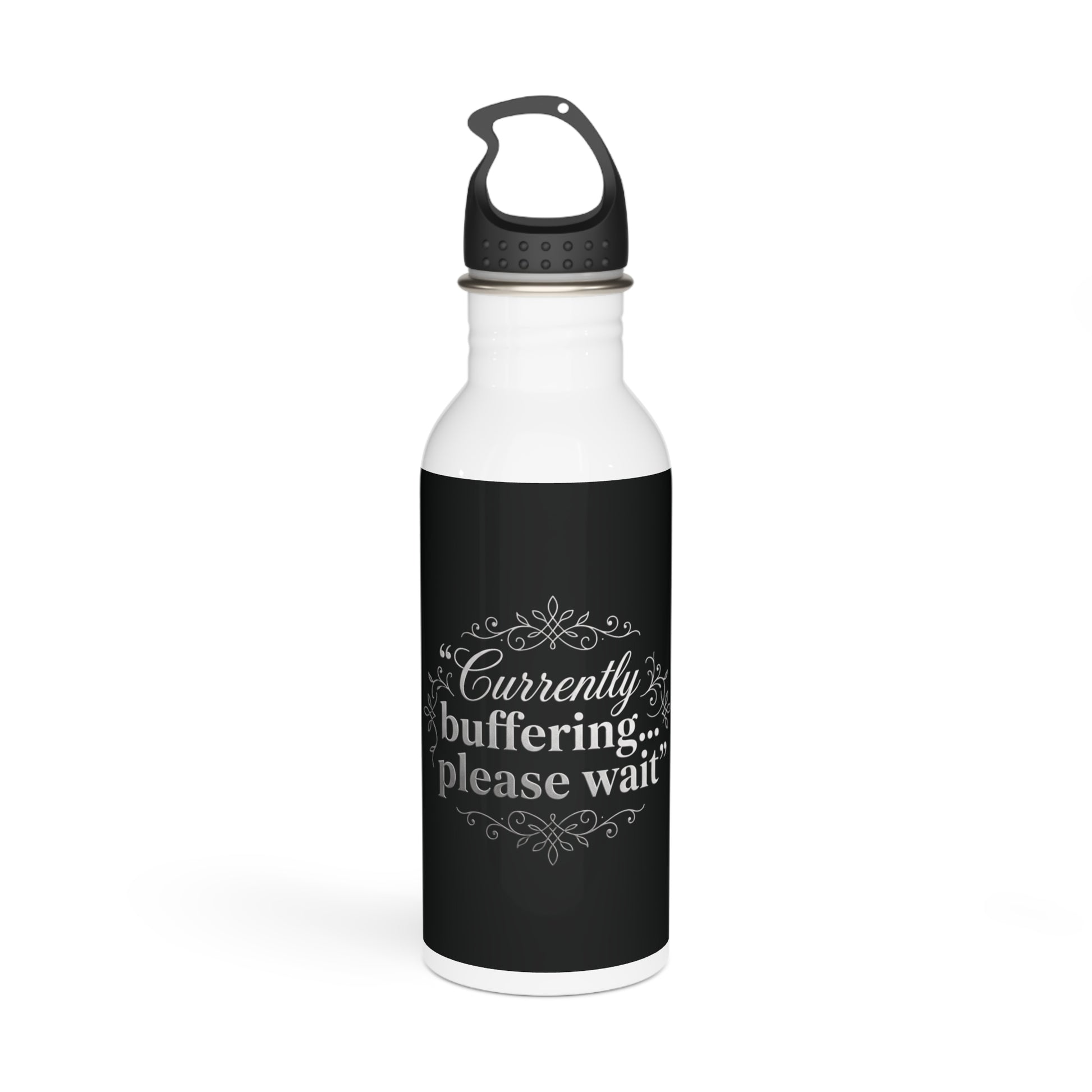 Insulated Water Bottle — “Currently Buffering…please wait” Funny Tech Quote - Estrella & The Stars