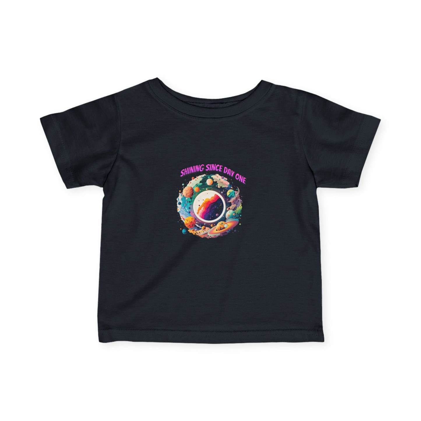 Infant Tee - "Summer Since 1996" Colorful Space Planet Baby T‑Shirt - Estrella & The Stars