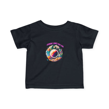 Infant Tee - "Summer Since 1996" Colorful Space Planet Baby T‑Shirt - Estrella & The Stars