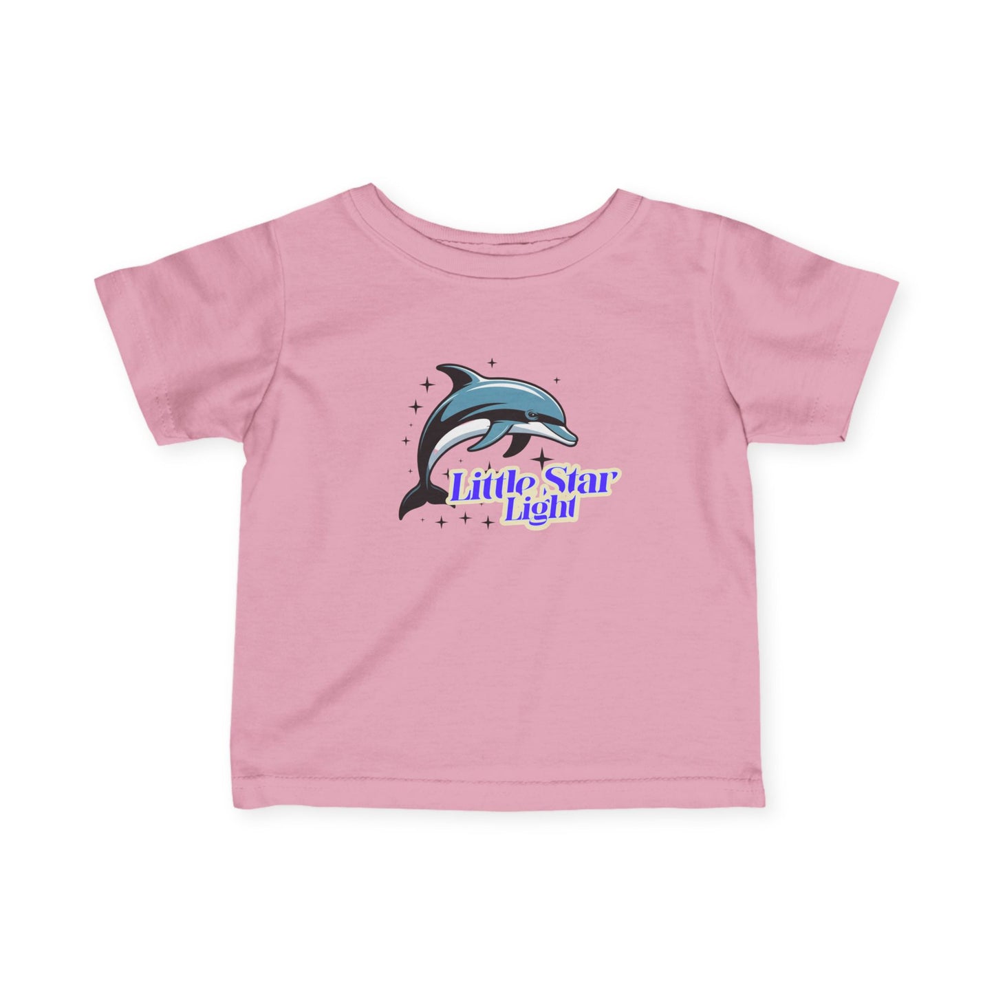 Infant Fine Jersey Tee with Little Star Light Design - Estrella & The Stars