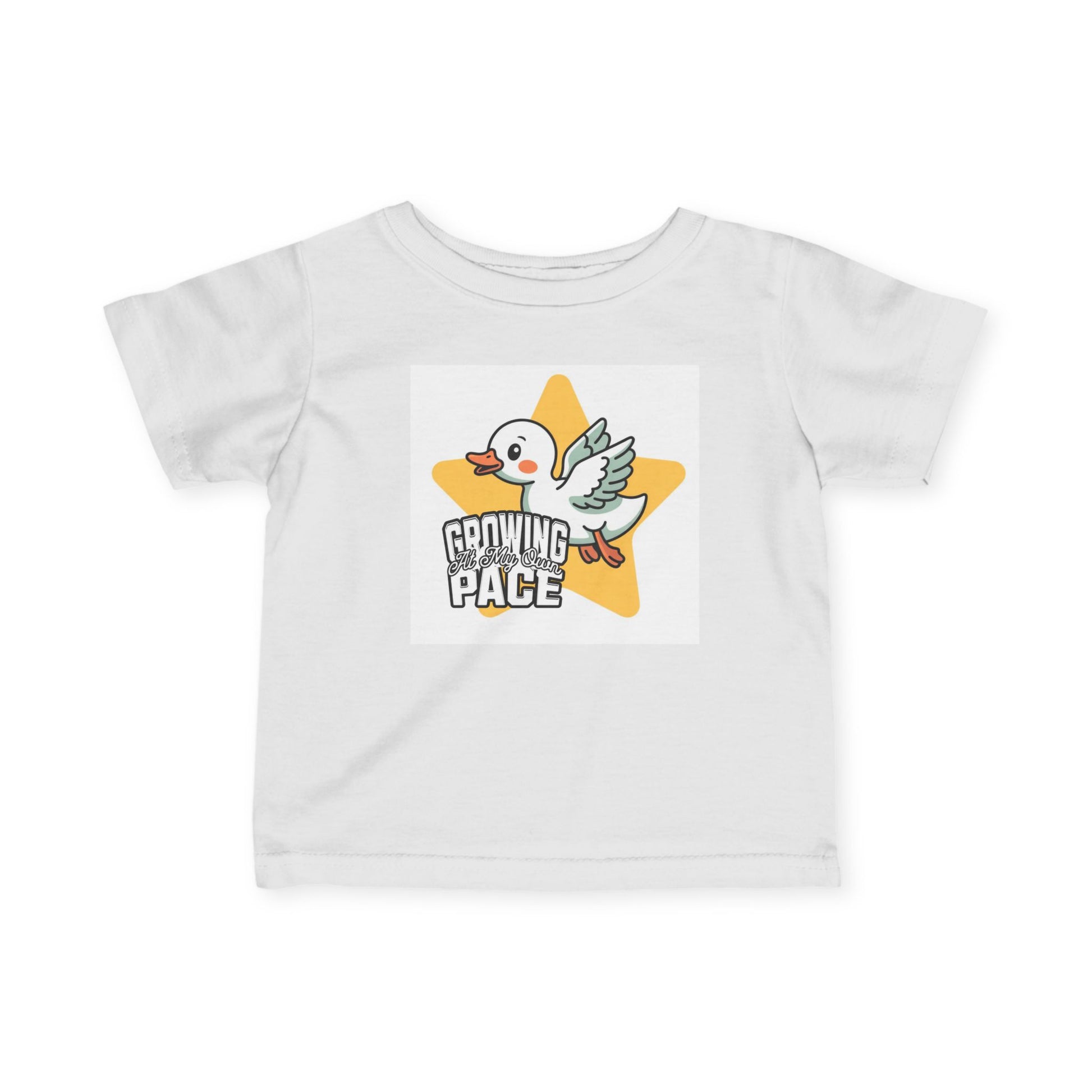 Duck Star Baby Shirt - Infant Tee 'Growing Pace' - Estrella & The Stars
