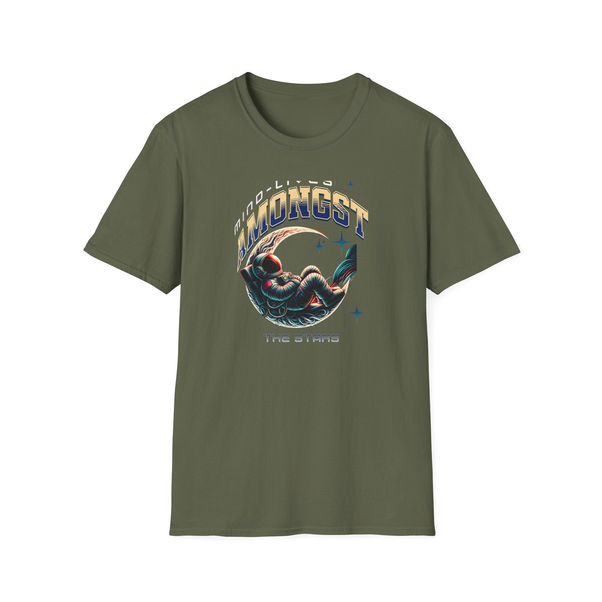 Amongst the Stars T-Shirt — Vintage Space Sloth Graphic ("Amongst the Stars") - Estrella & The Stars