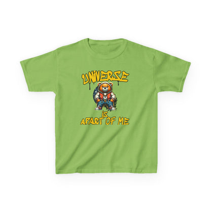 Space Bear Graphic Kids Tee — 'Universe A Part of Me' Design - Estrella & The Stars