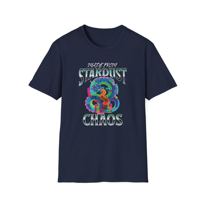 Stardust & Chaos T-Shirt — Psychedelic Cosmic Snake Graphic Tee - Estrella & The Stars