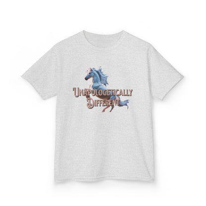 Kids T‑Shirt — 'Unapologetically Different' Unicorn Graphic Tee - Estrella & The Stars