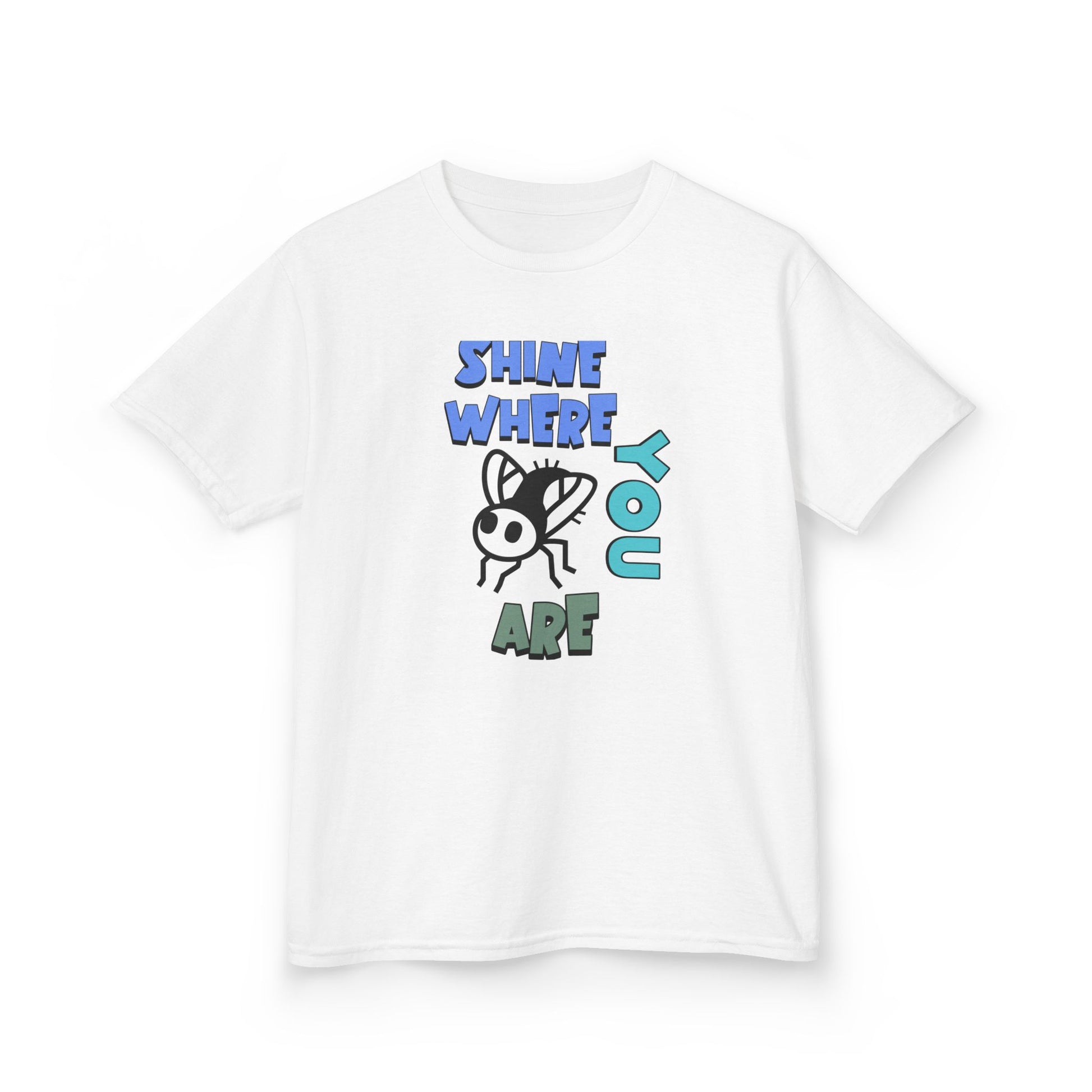 Cute Bee Graphic Kids Tee — Shine Where You Are - Estrella & The Stars