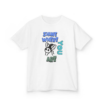 Cute Bee Graphic Kids Tee — Shine Where You Are - Estrella & The Stars