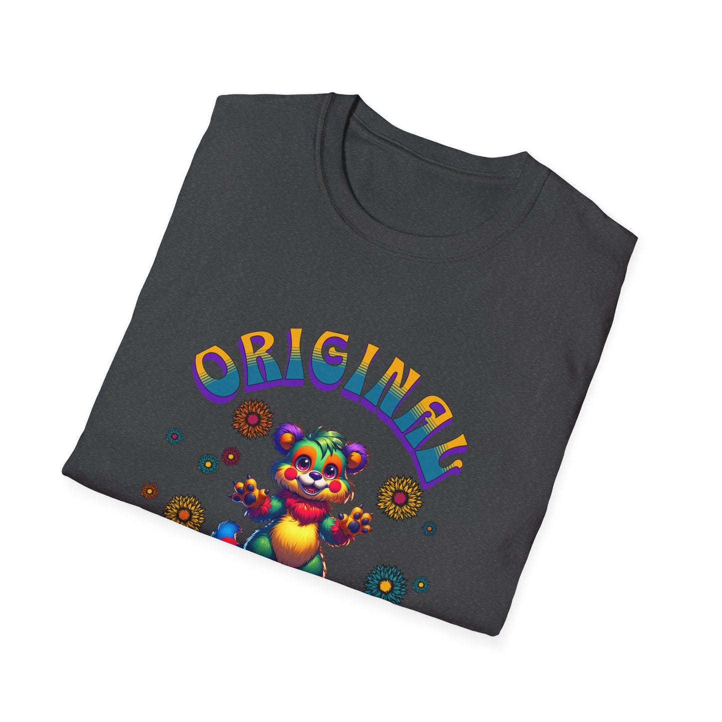 Original Mind T-Shirt — Colorful Psychedelic Bear Graphic Tee - Estrella & The Stars