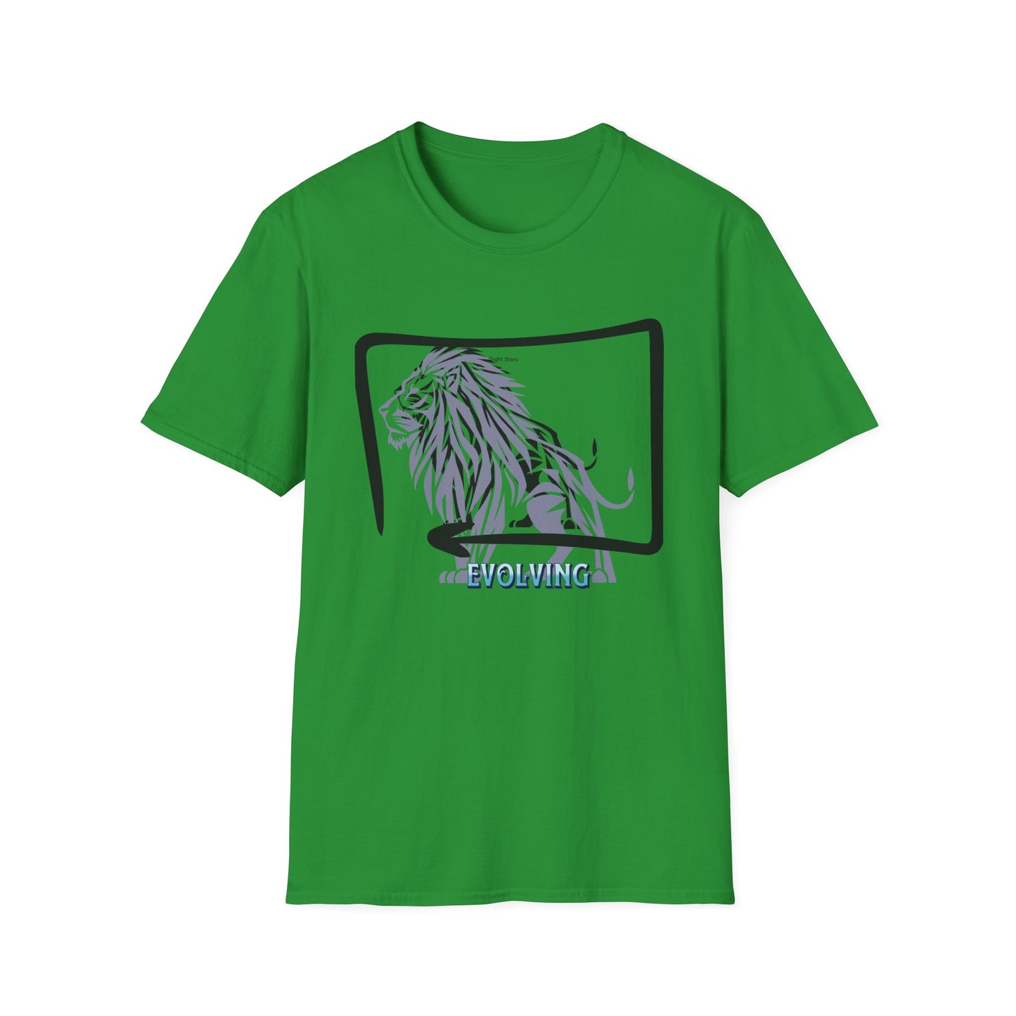 Evolving Lion Graphic T-Shirt — Motivational Lion Design - Estrella & The Stars