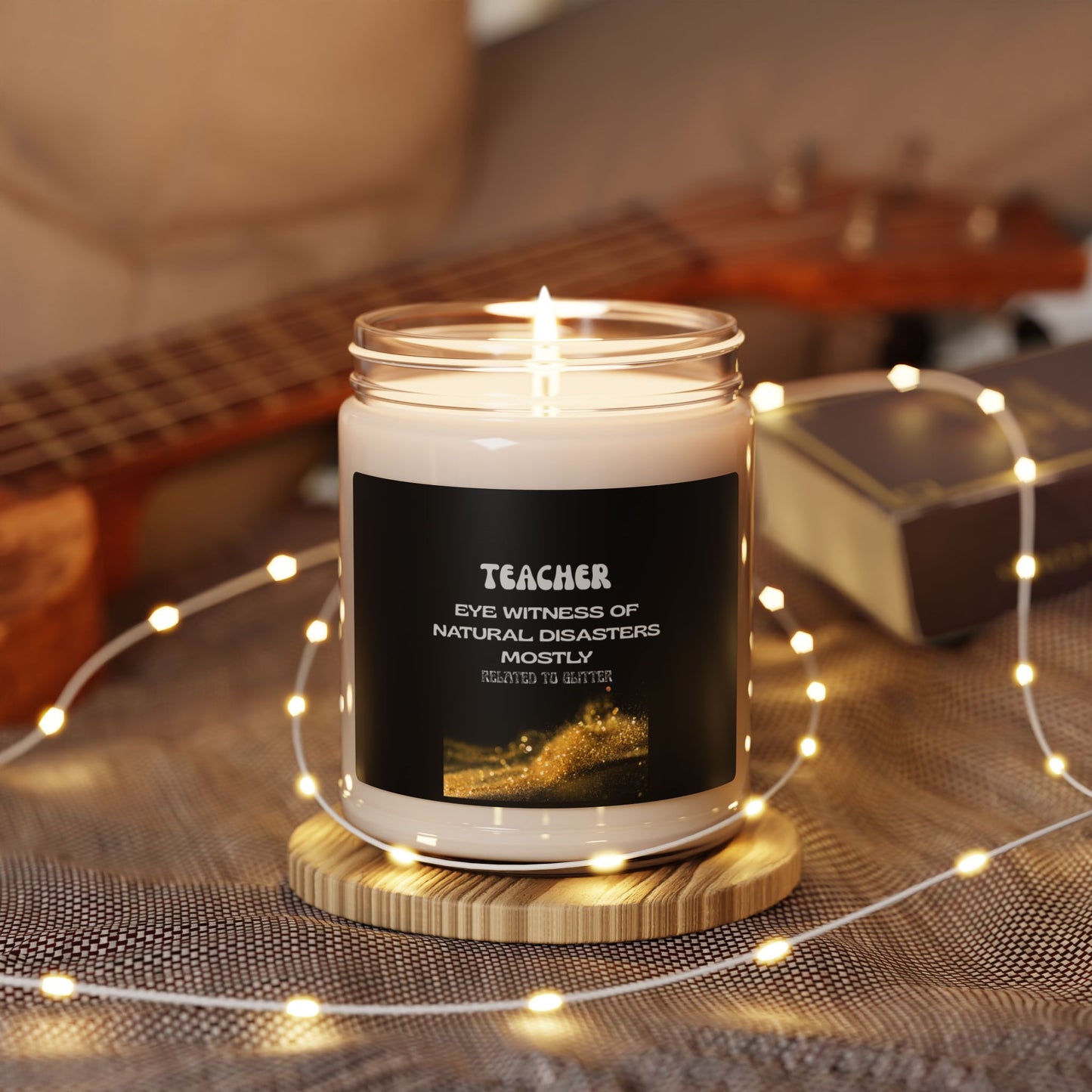 Teacher Aromatherapy Soy Candle, Relaxation Gift for Educators - Estrella & The Stars