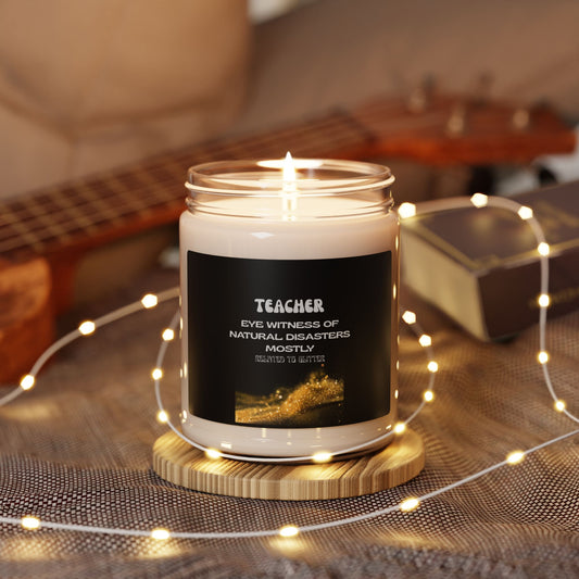 Teacher Aromatherapy Soy Candle, Relaxation Gift for Educators - Estrella & The Stars