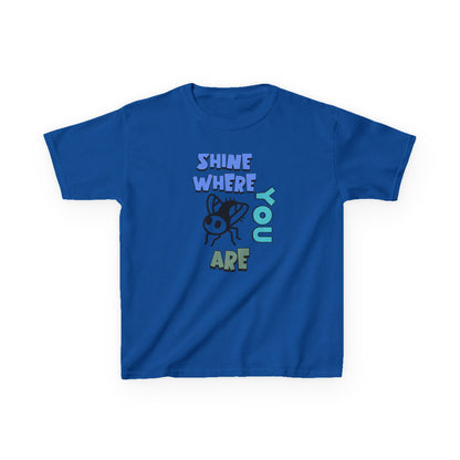 Cute Bee Graphic Kids Tee — Shine Where You Are - Estrella & The Stars