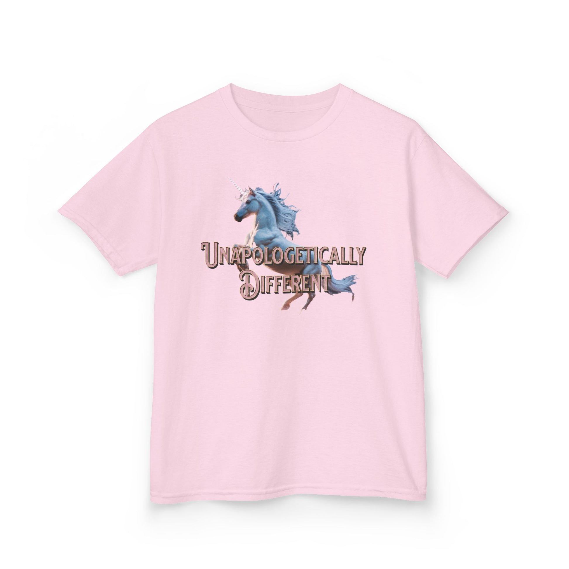 Kids T‑Shirt — 'Unapologetically Different' Unicorn Graphic Tee - Estrella & The Stars
