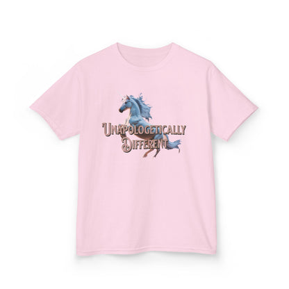 Kids T‑Shirt — 'Unapologetically Different' Unicorn Graphic Tee - Estrella & The Stars