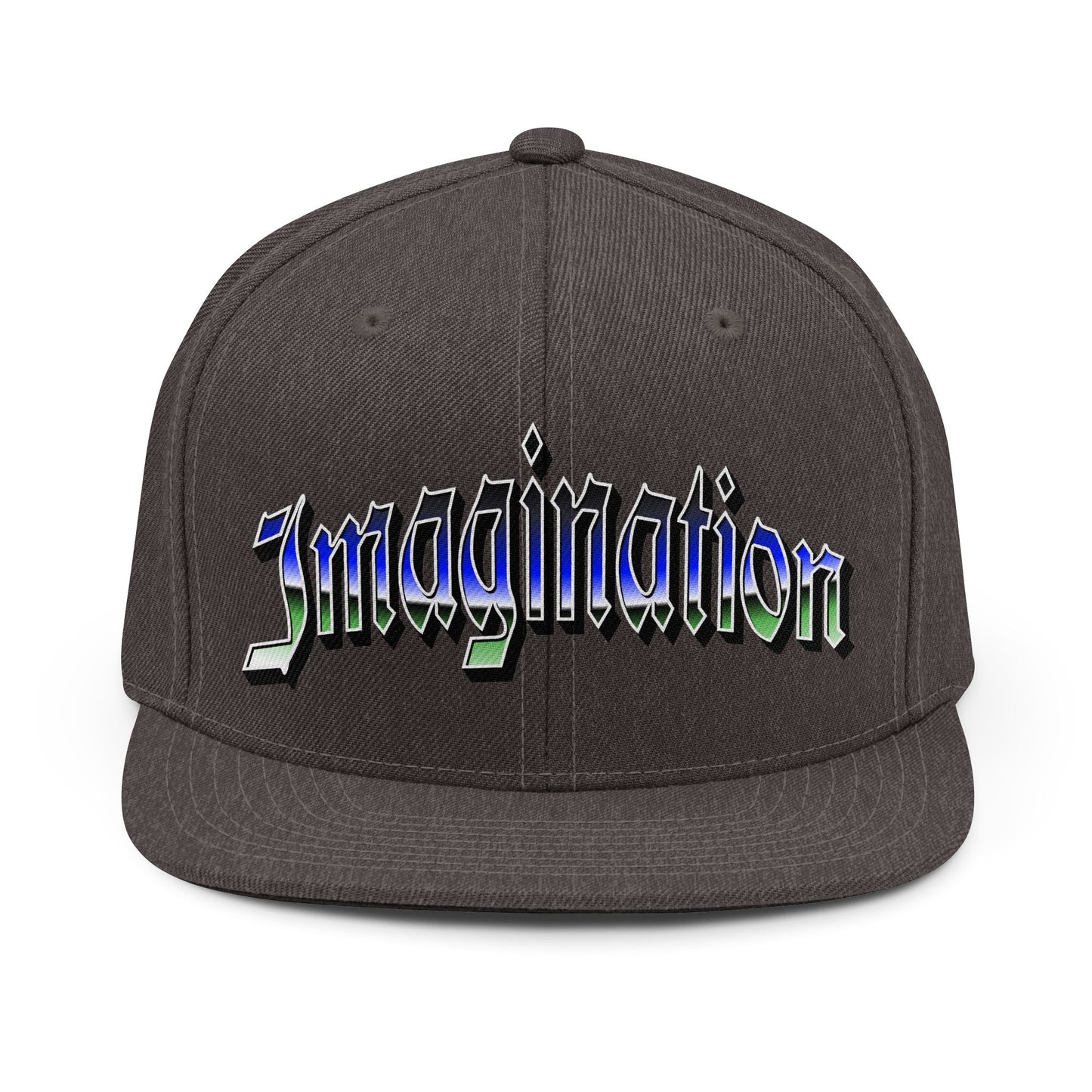 Imagination Snapback Hat — Retro Gothic Ombre Embroidered Cap - Estrella & The Stars