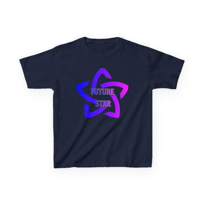 Kids T-Shirt - 'Future Star' Gradient Neon Star Design - Estrella & The Stars