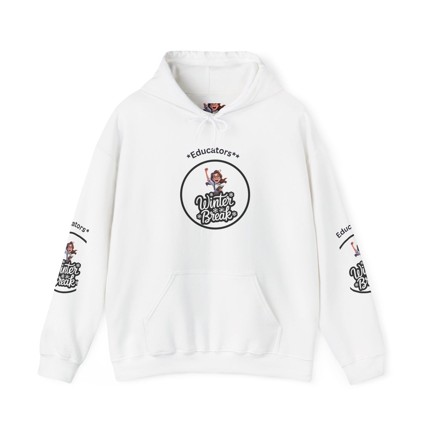 Educator's Winter Break Hoodie - Cozy Unisex Sweatshirt - Estrella & The Stars