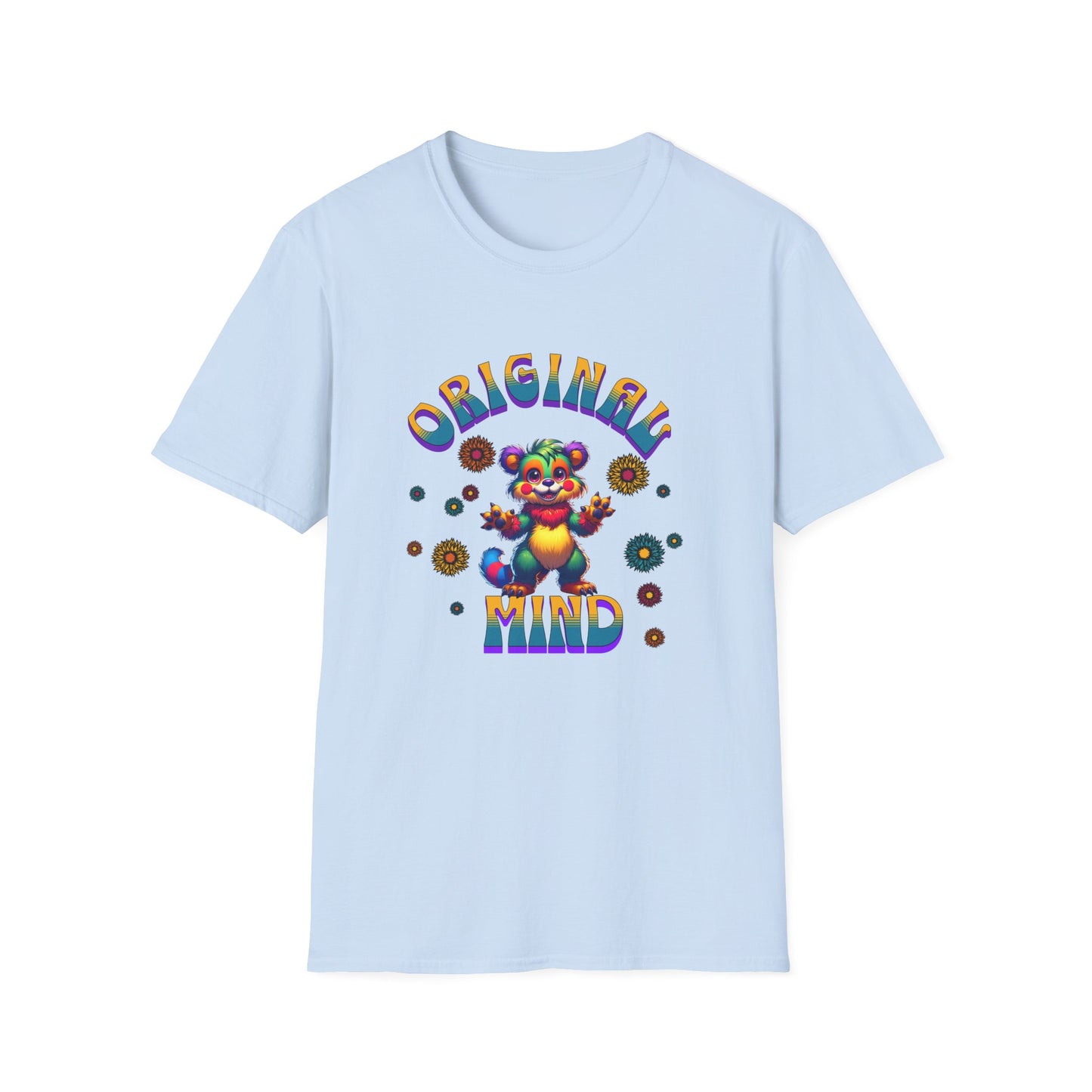 Original Mind T-Shirt — Colorful Psychedelic Bear Graphic Tee - Estrella & The Stars