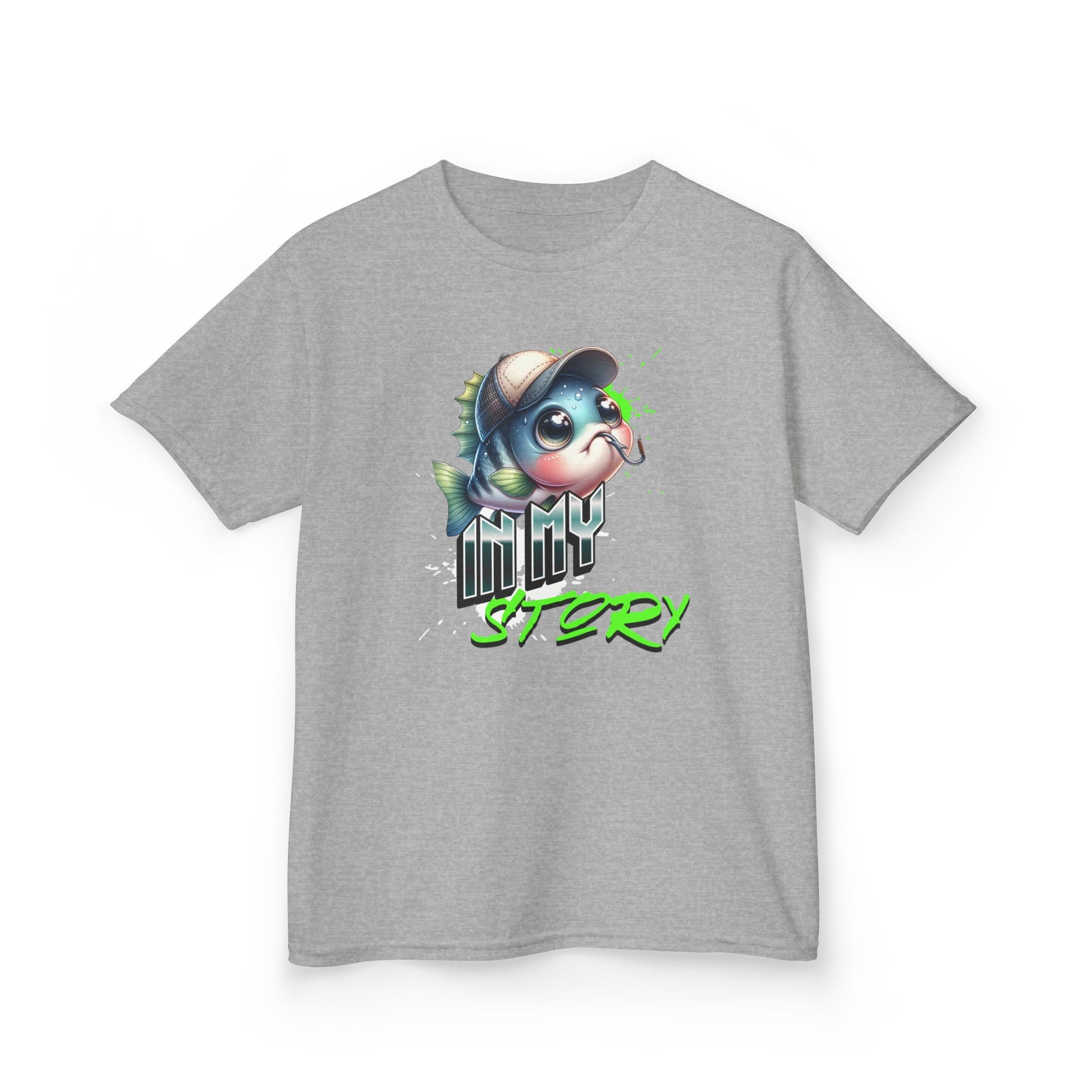 Kids Tee — Cute Dino Character "Tiny Story" Graphic - Estrella & The Stars