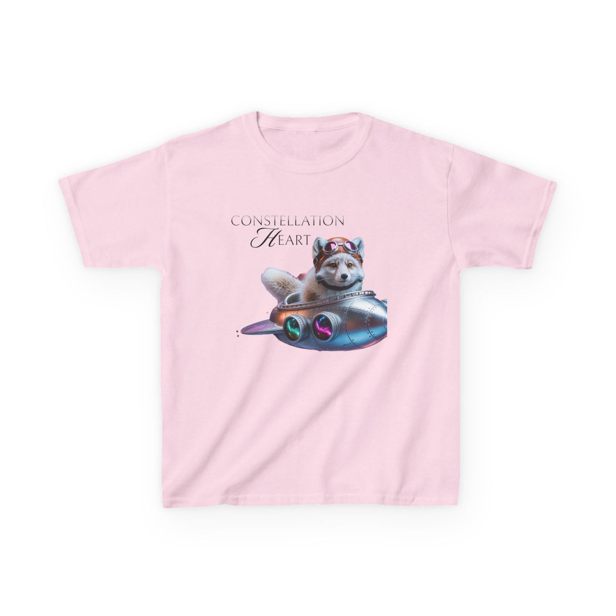 Kids Tee — "Constellation Heart" Puppy Rocket Graphic - Estrella & The Stars