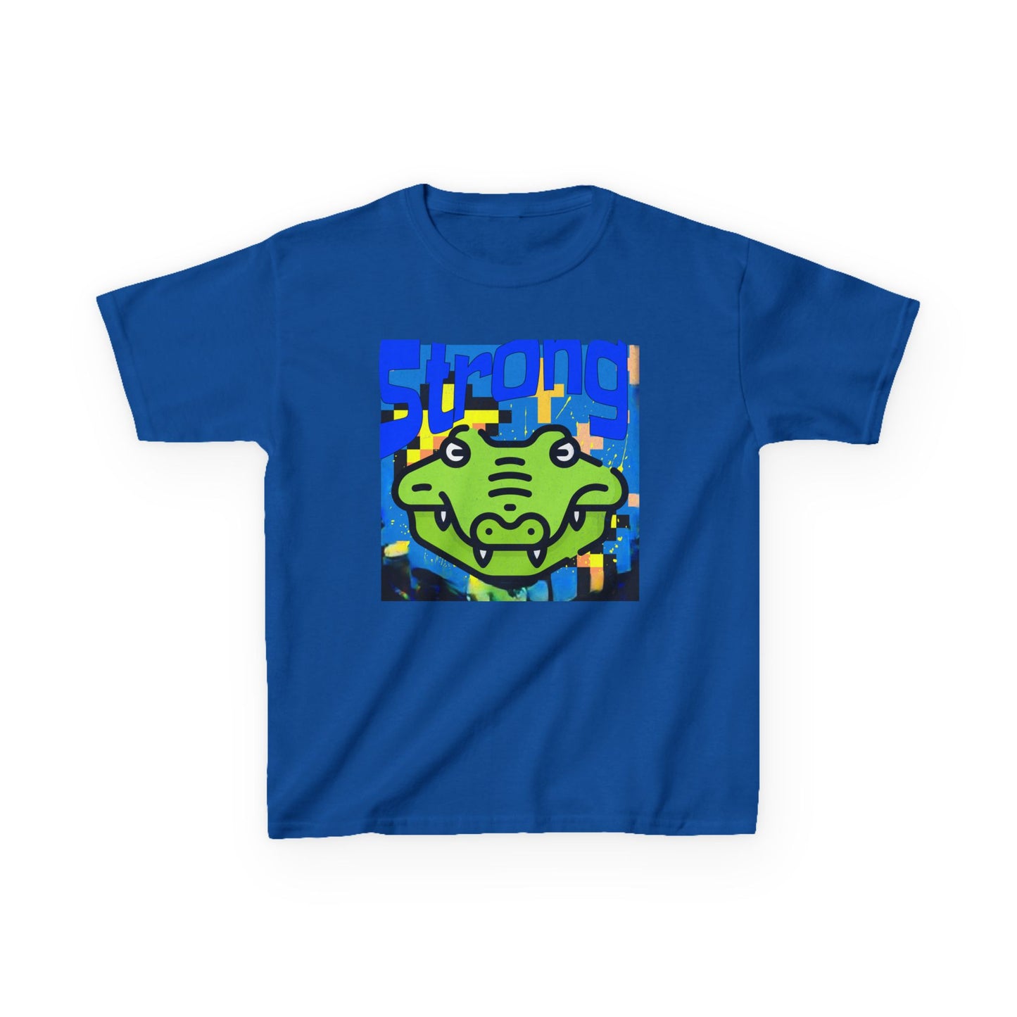 Kids T-Shirt — Cute Green Dino Graphic Tee ("DINOPOP" Style) - Estrella & The Stars