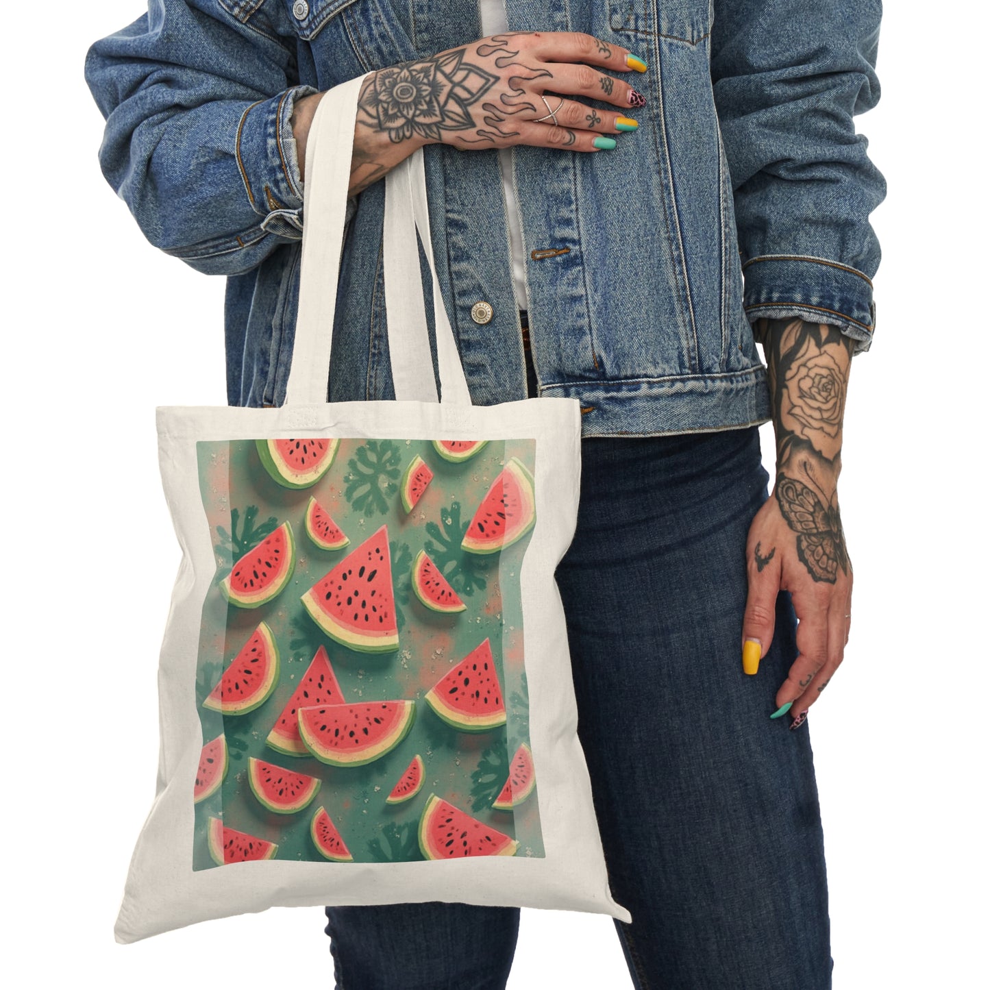 Watermelon Tote Bag | Cute Eco-Friendly Beach & Shopping Essential - Estrella & The Stars