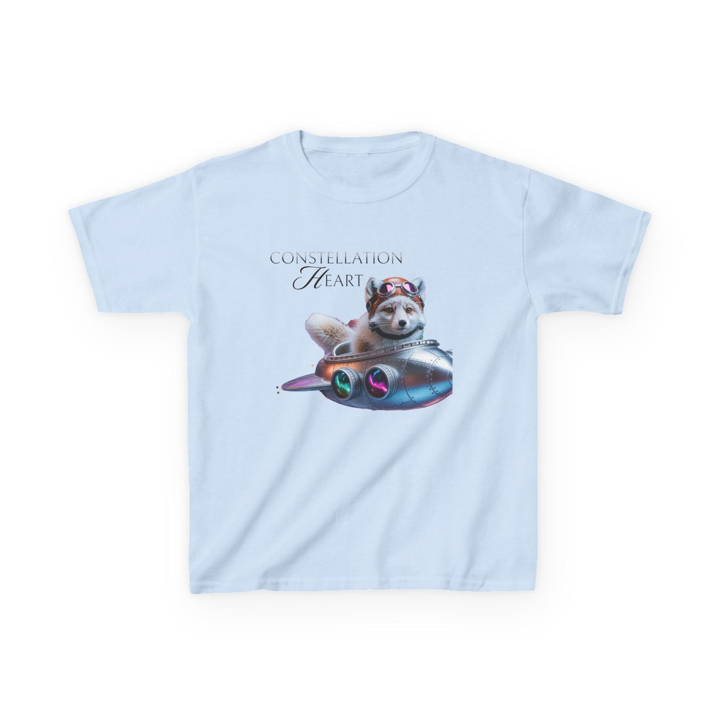Kids Tee — "Constellation Heart" Puppy Rocket Graphic - Estrella & The Stars